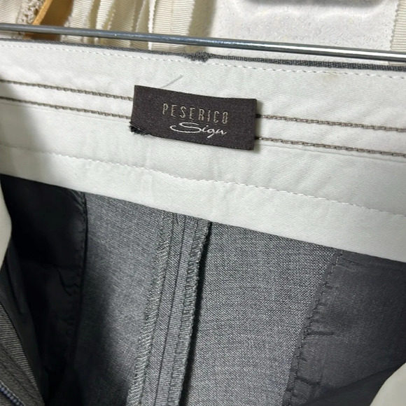 Men’s NWT Peserico Gray Trouser size 52/XL - Picture 6 of 12
